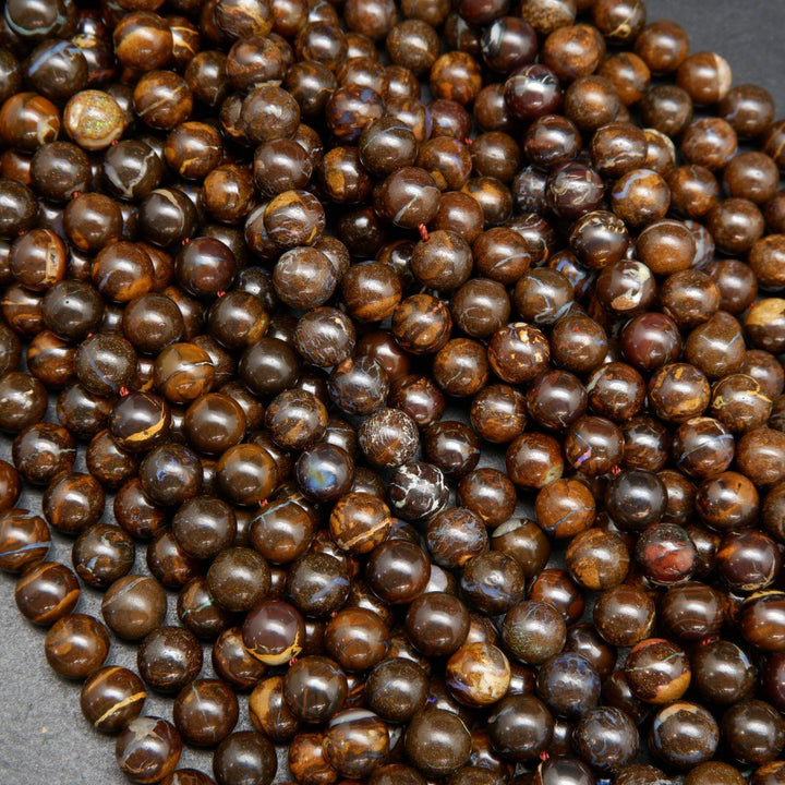 Australian Boulder Opal Beads.