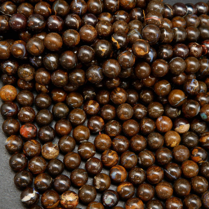 Australian Boulder Opal Beads.