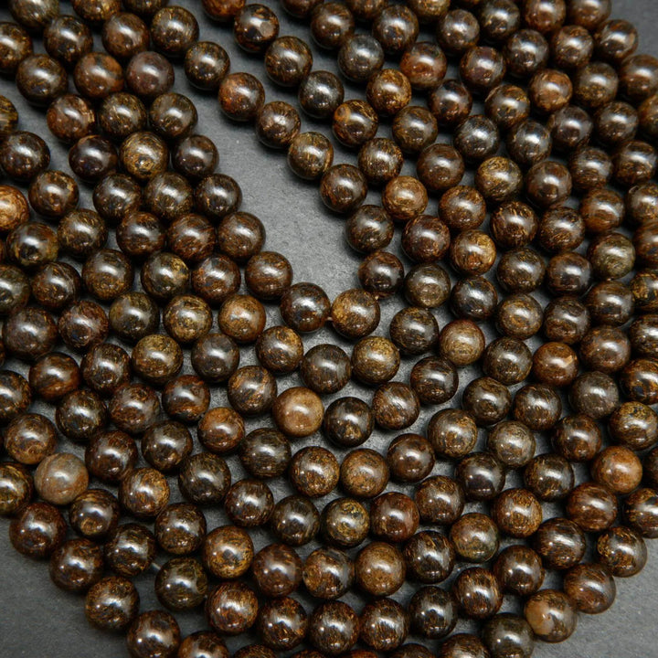 Brown Bronzite Beads