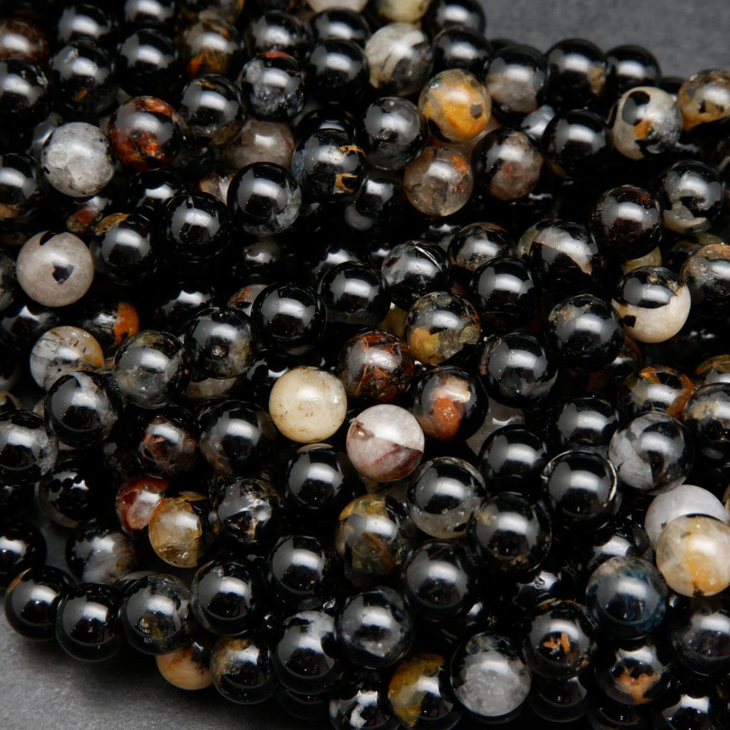 Tourmaline beads.