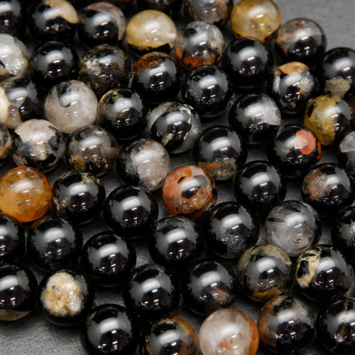 Tourmaline beads.