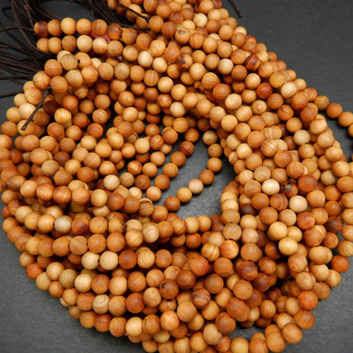 Cedar Wood Beads
