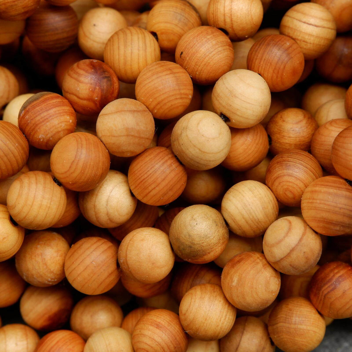 Cedar Wood Beads | Natural Aromatherapy Beads– Tejas Beads