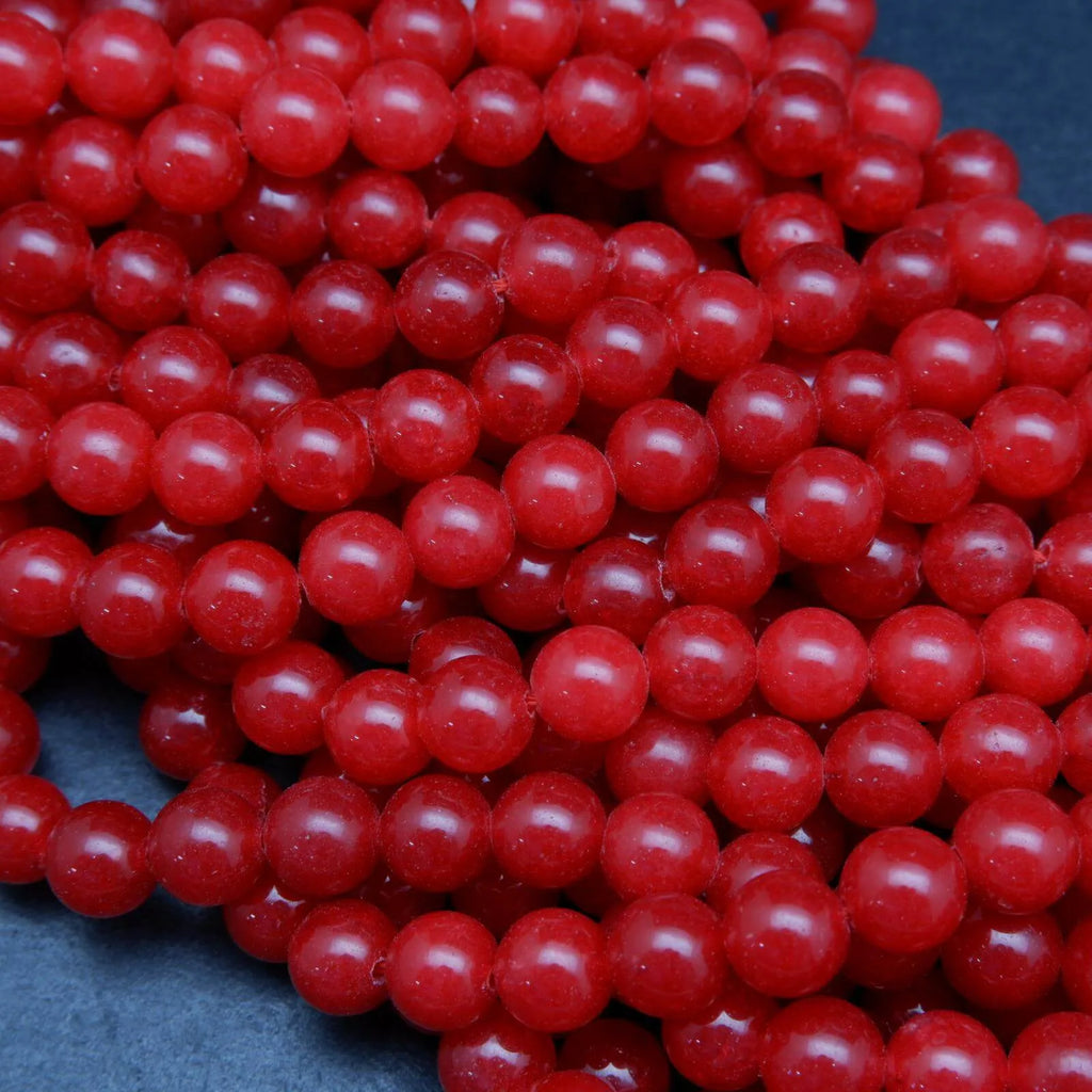 Red Jade Beads.