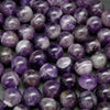 Dark purple chevron amethyst beads.