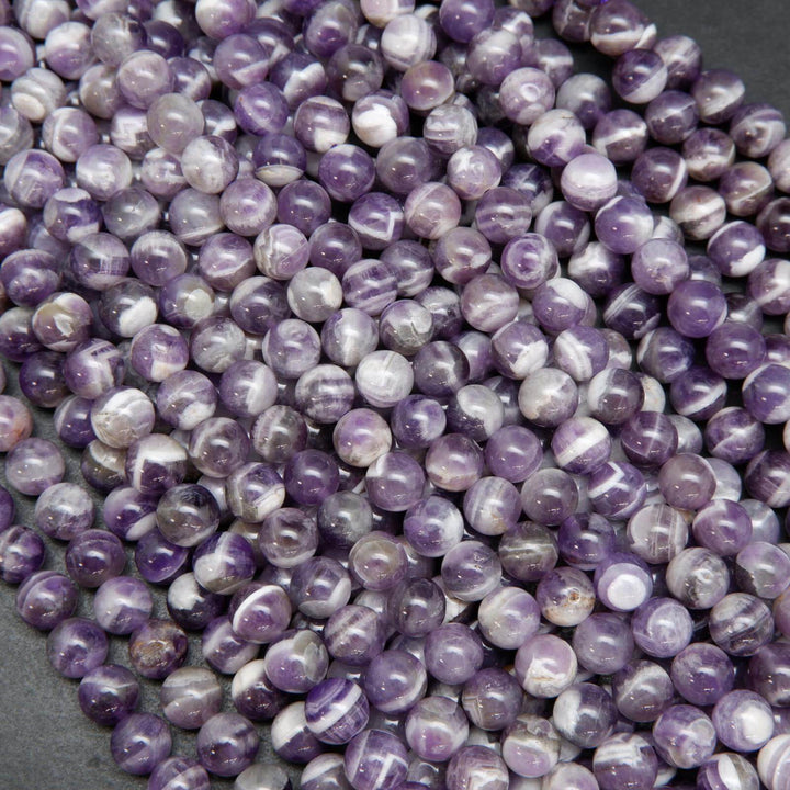 Chevron Amethyst Beads