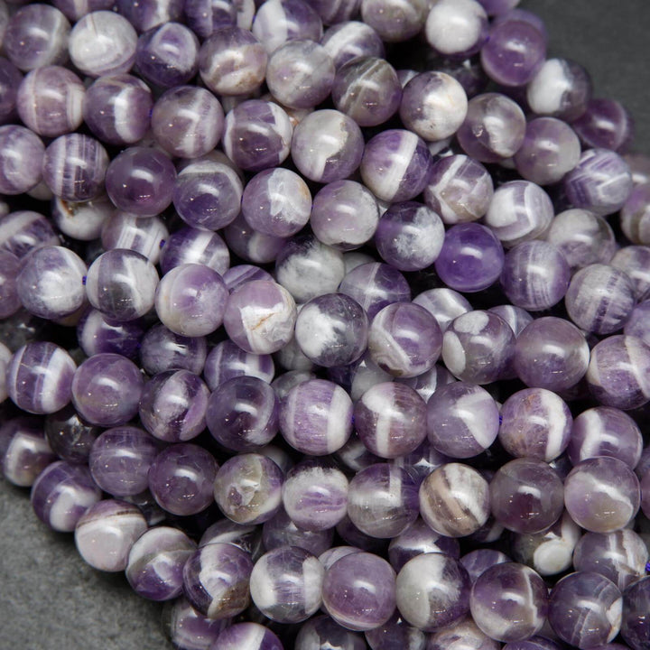 Chevron Amethyst Beads
