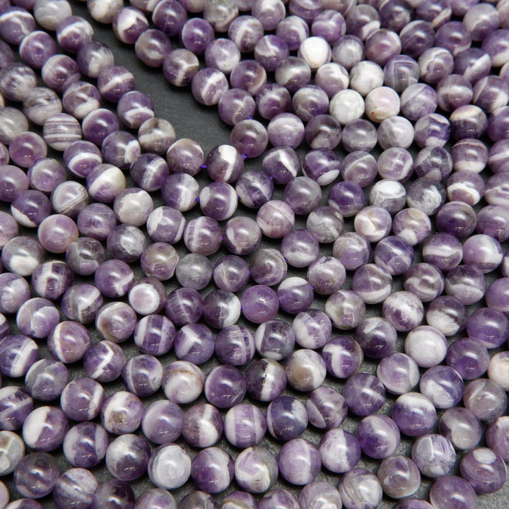 Chevron Amethyst Beads