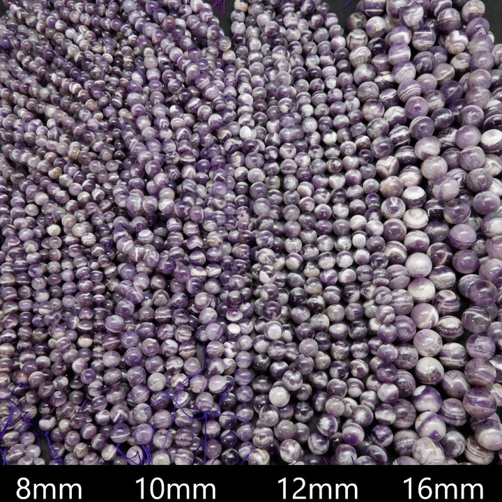 Chevron Amethyst Beads