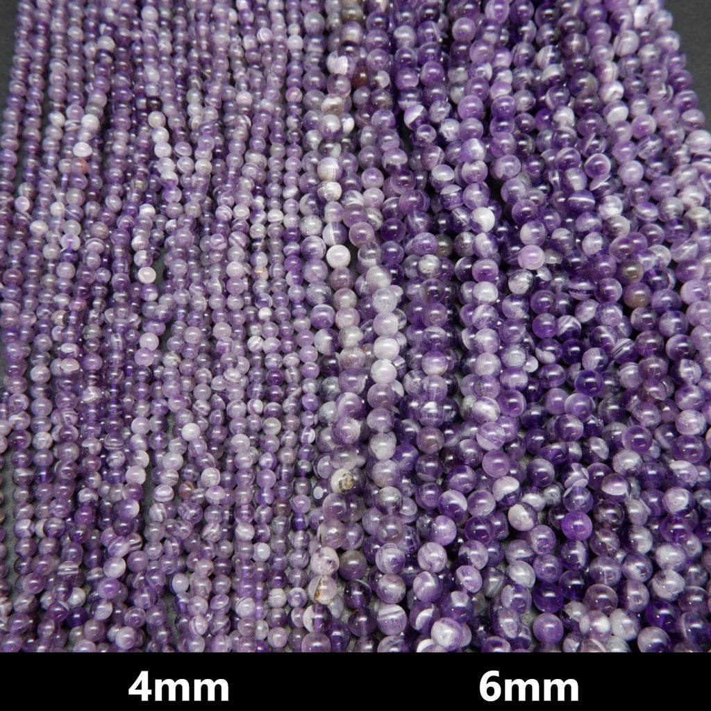 Chevron Amethyst Beads