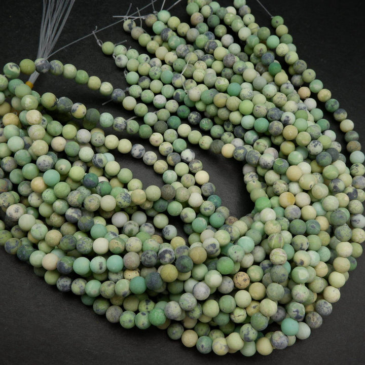Chinese Chrysoprase Beads.