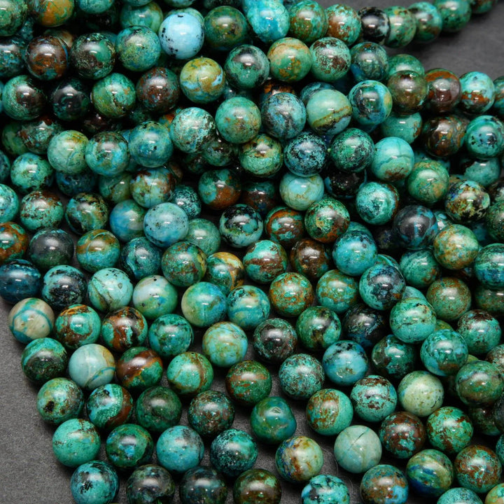 Chrysocolla Beads.