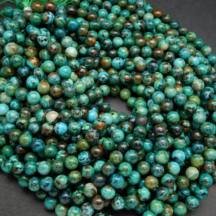 Chrysocolla Beads.