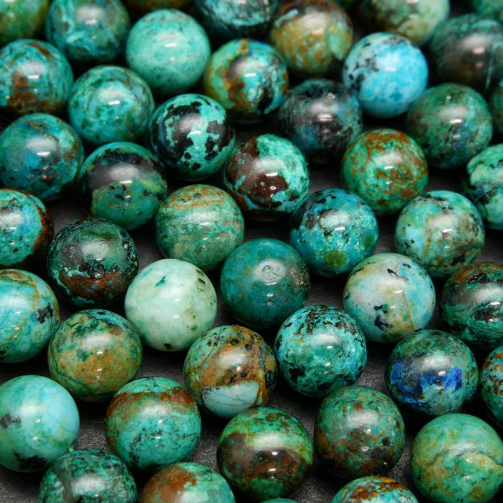 Chrysocolla Beads.