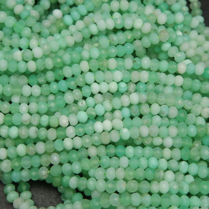 Green Chrysoprase beads.