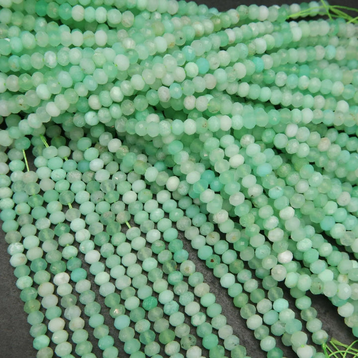 Green Chrysoprase beads.