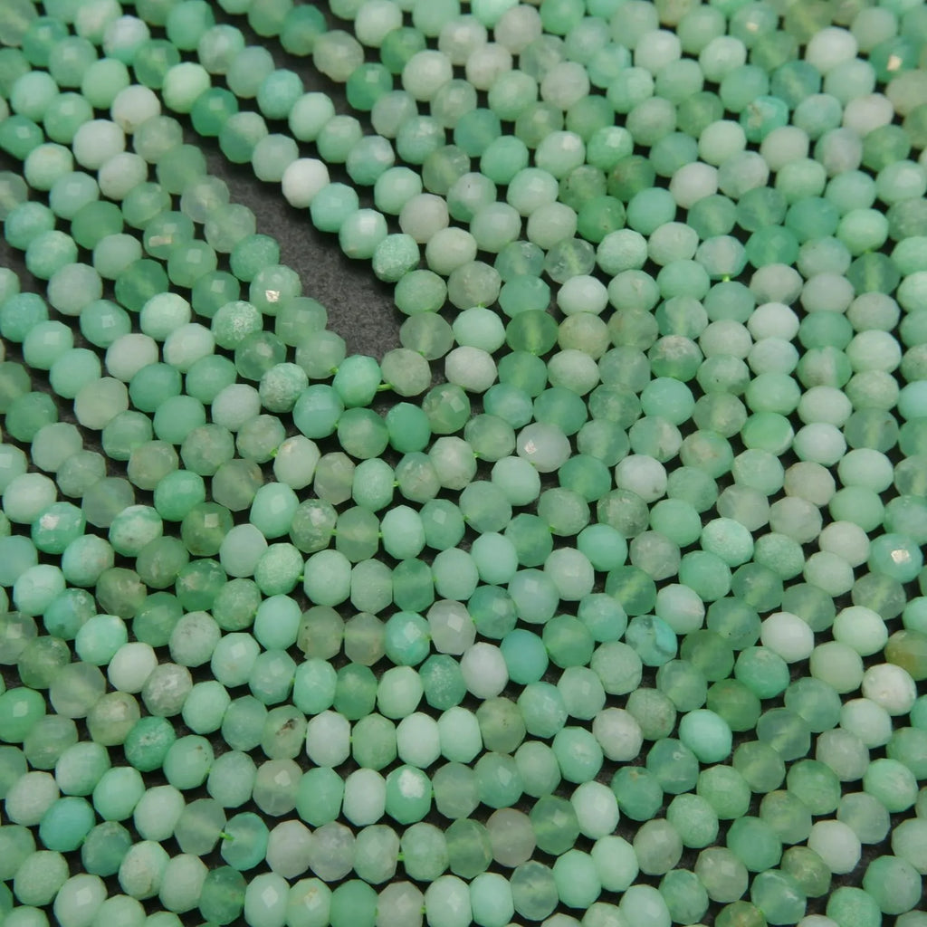 Green Chrysoprase beads.