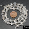 Clear Quartz · Faceted · Prism · 7mm, 8mm, Bead, Tejas Beads