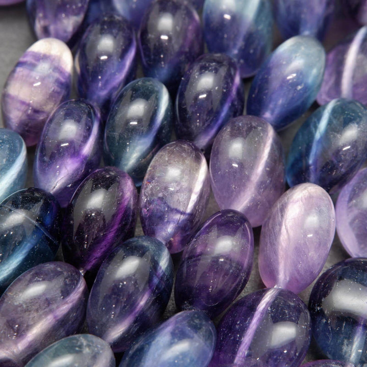 Multicolor fluorite coin shape beads.