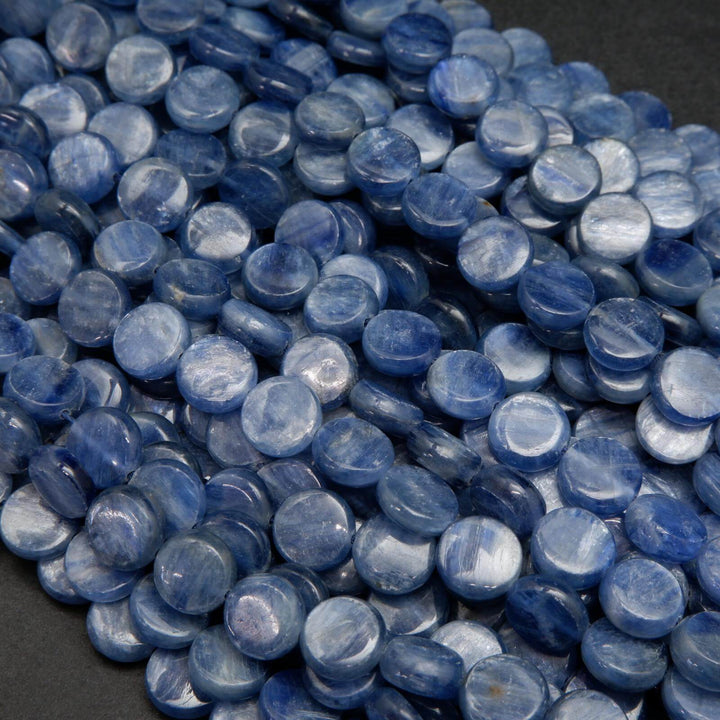 Blue Kyanite Beads.