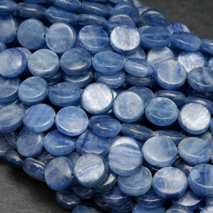 Blue Kyanite Beads.