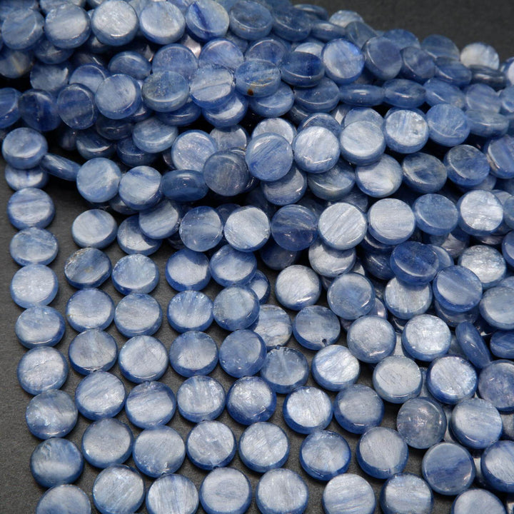 Blue Kyanite Beads.