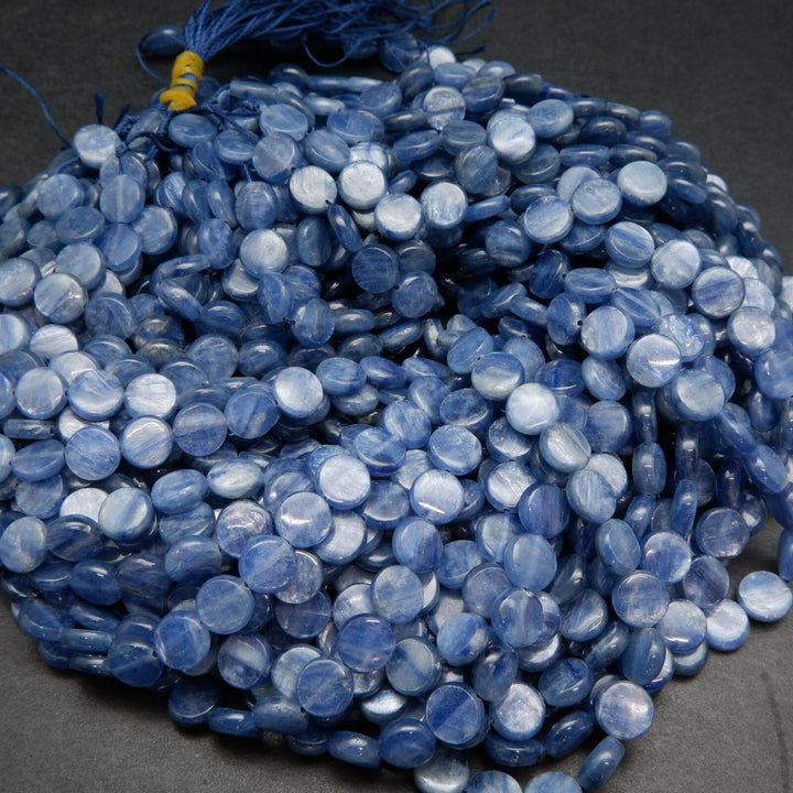 Blue Kyanite Beads.