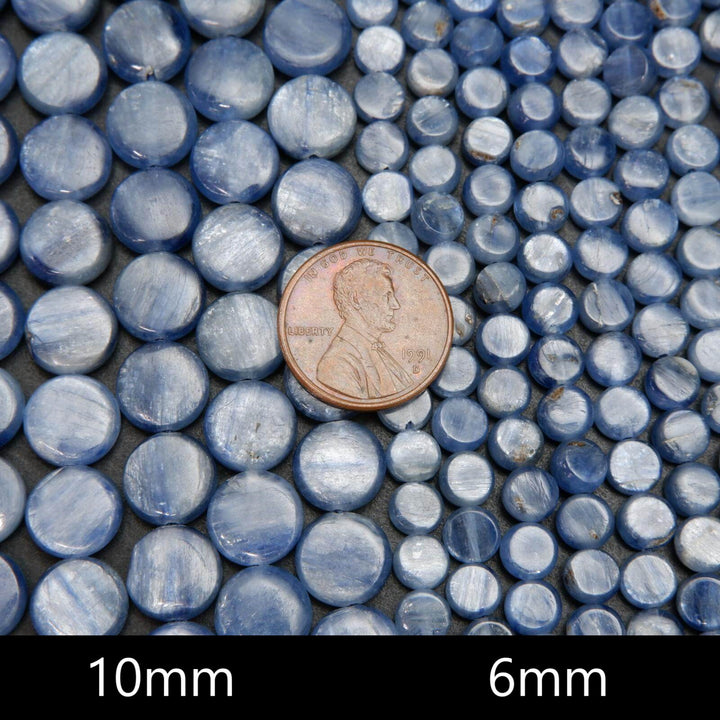 Blue Kyanite Beads.