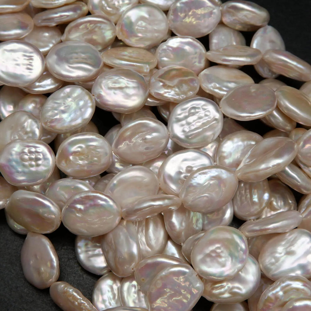 Coin shape pearls