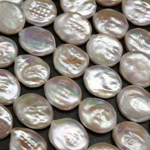 Coin shape pearls