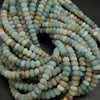 Amazonite · Matte · Rondelle · 6mm, 8mm, Bead, Tejas Beads