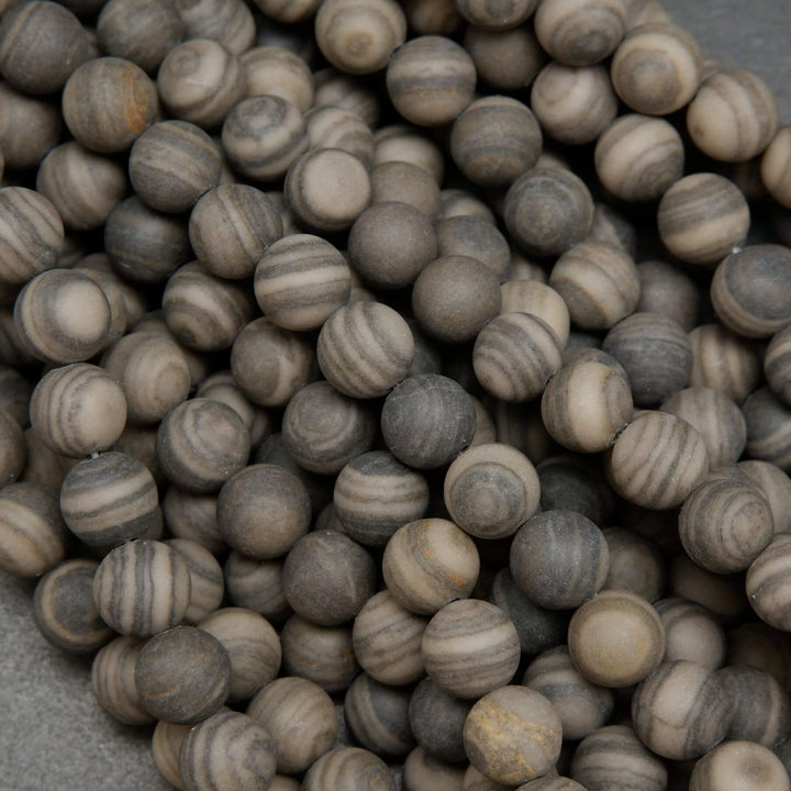 Cappuccino Jasper · Matte · Round · 6mm, 8mm, 10mm, Bead, Tejas Beads