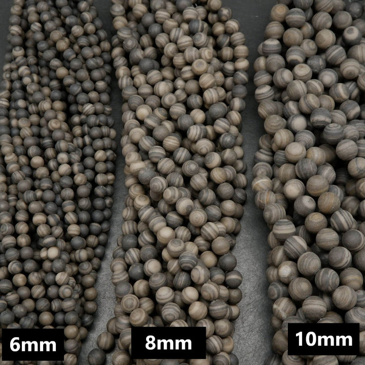 Cappuccino Jasper · Matte · Round · 6mm, 8mm, 10mm, Bead, Tejas Beads