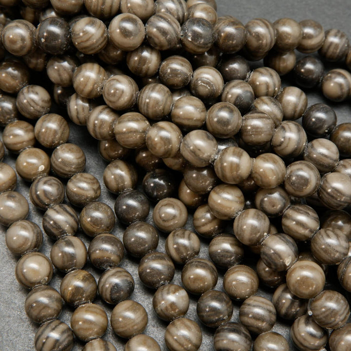 Cappuccino Jasper · Smooth · Round · 6mm, 8mm, 10mm, Bead, Tejas Beads
