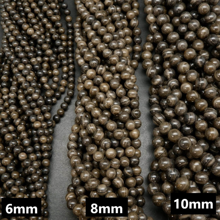 Cappuccino Jasper · Smooth · Round · 6mm, 8mm, 10mm, Bead, Tejas Beads