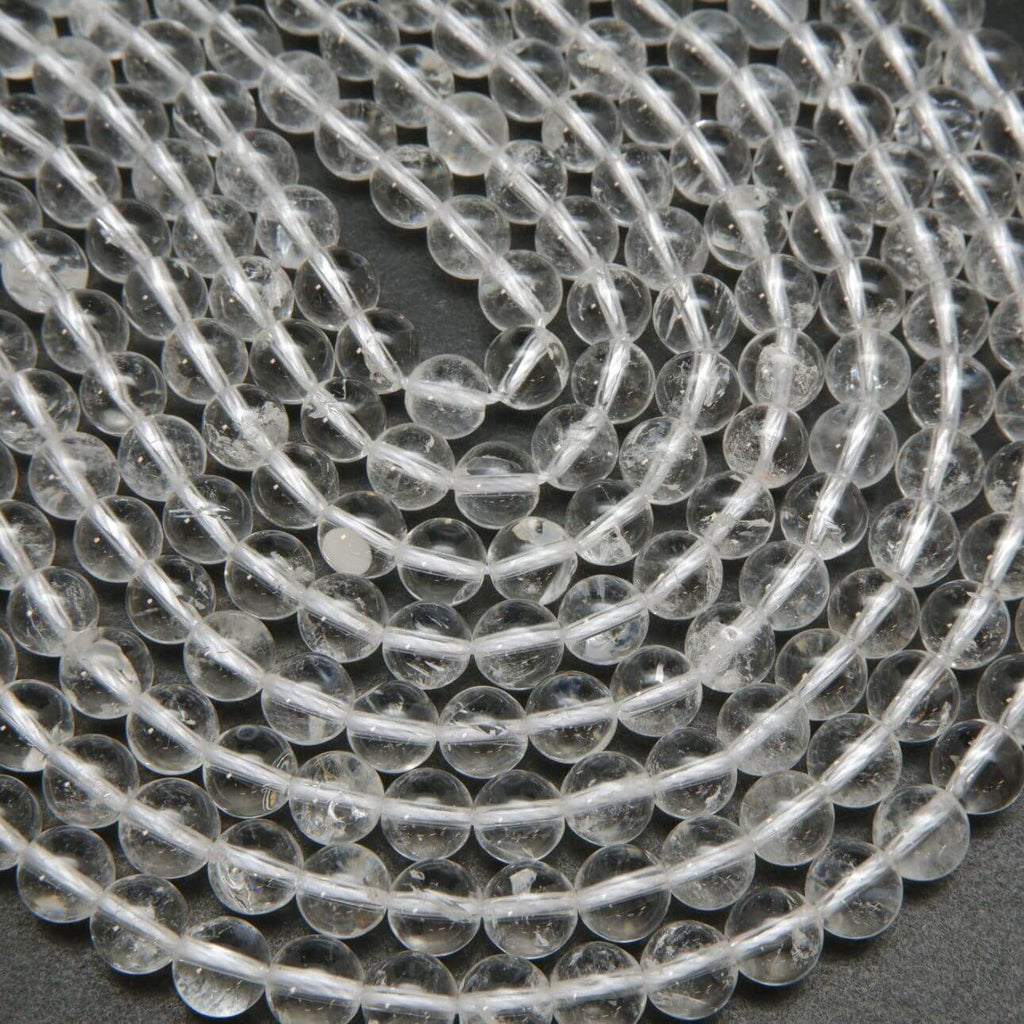 Natural Gemstone Faceted Clear Rock Quartz Beads For Jewelry Making 15 In Lots Natural Gemstone Faceted Clear Rock Quartz Beads For Jewelry Making 15 In Lots