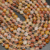 Golden Peachy Dendritic Quartz  · Smooth · Round · 8mm, Bead, Tejas Beads
