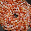 Peach Colored Red Botswana Agate Beads
