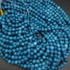 Blue quartz beads.