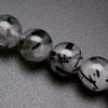 Tourmalated Quartz · Smooth · Round ·  6mm, 8mm, 10mm, Bead, Tejas Beads