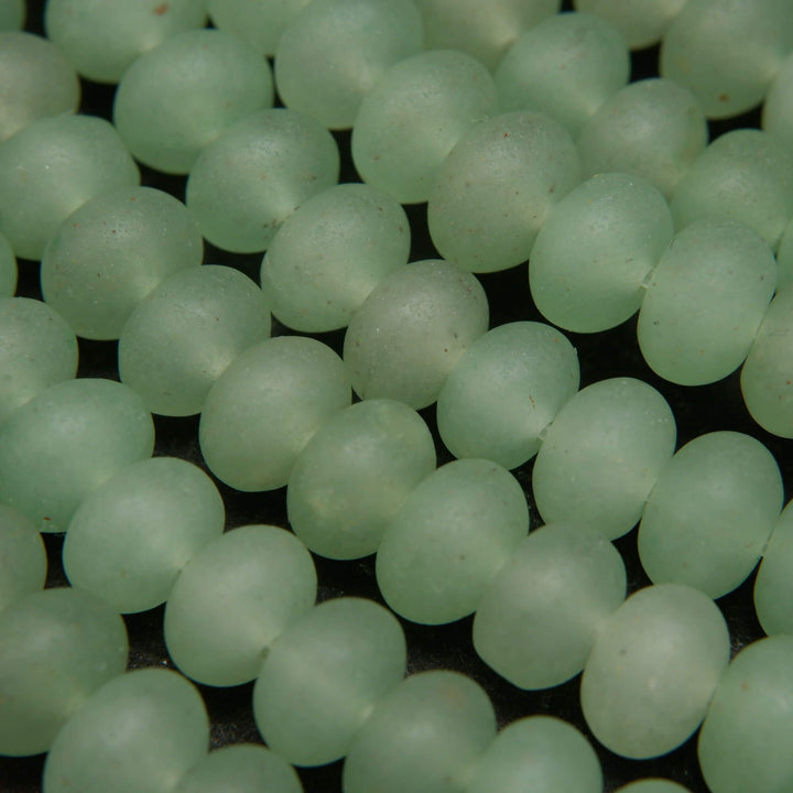 Green Aventurine · Matte · Rondelle · 6mm, 8mm, Bead, Tejas Beads