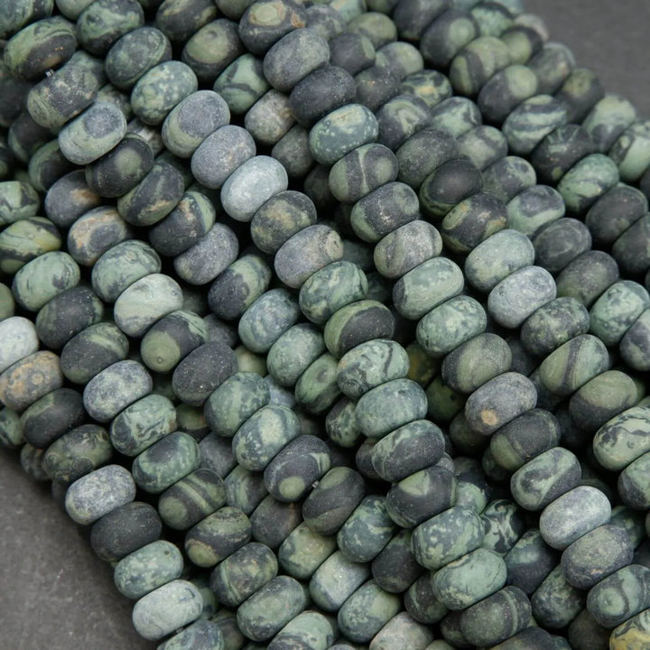 Kambaba Jasper · Matte · Rondelle · 6mm, 8mm, Bead, Tejas Beads
