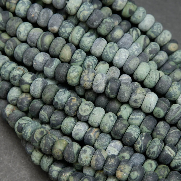 Kambaba Jasper · Matte · Rondelle · 6mm, 8mm, Bead, Tejas Beads