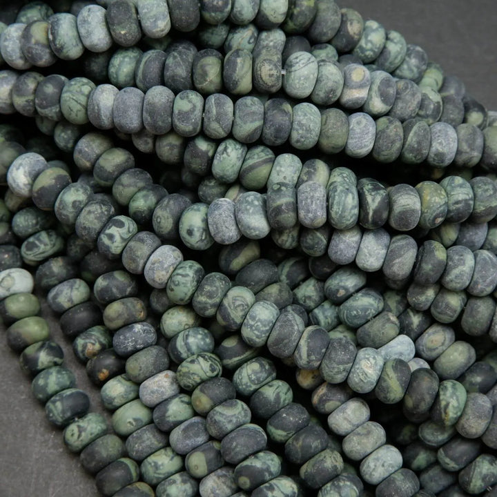 Kambaba Jasper · Matte · Rondelle · 6mm, 8mm, Bead, Tejas Beads