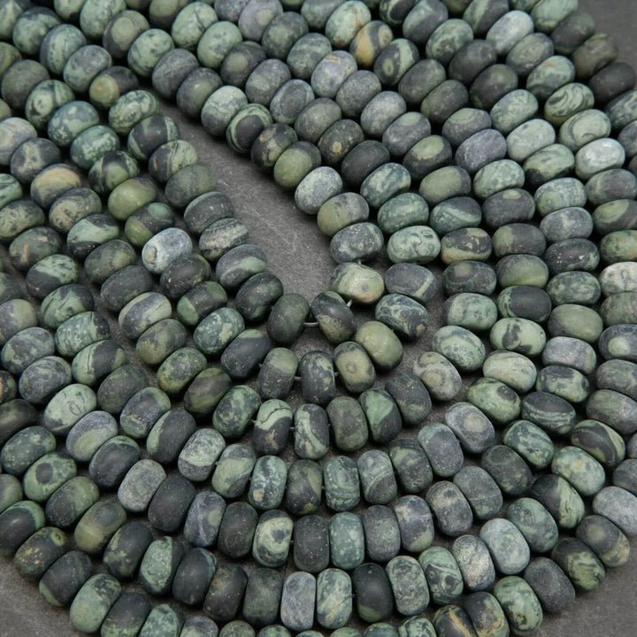 Kambaba Jasper · Matte · Rondelle · 6mm, 8mm, Bead, Tejas Beads