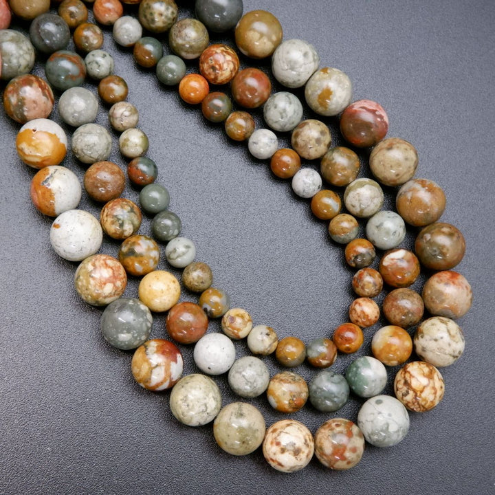 Rocky Butte Jasper · Smooth · Round · 6mm, 8mm, 10mm, Bead, Tejas Beads