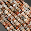 Red Lace Agate · Matte · Rondelle · 6mm, 8mm, Bead, Tejas Beads