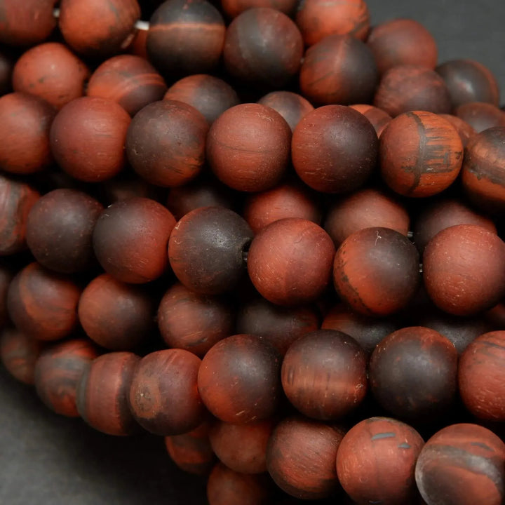 Red Tiger's Eye (alt) · Matte · Round · 4mm, 6mm, 8mm, 10mm, Bead, Tejas Beads