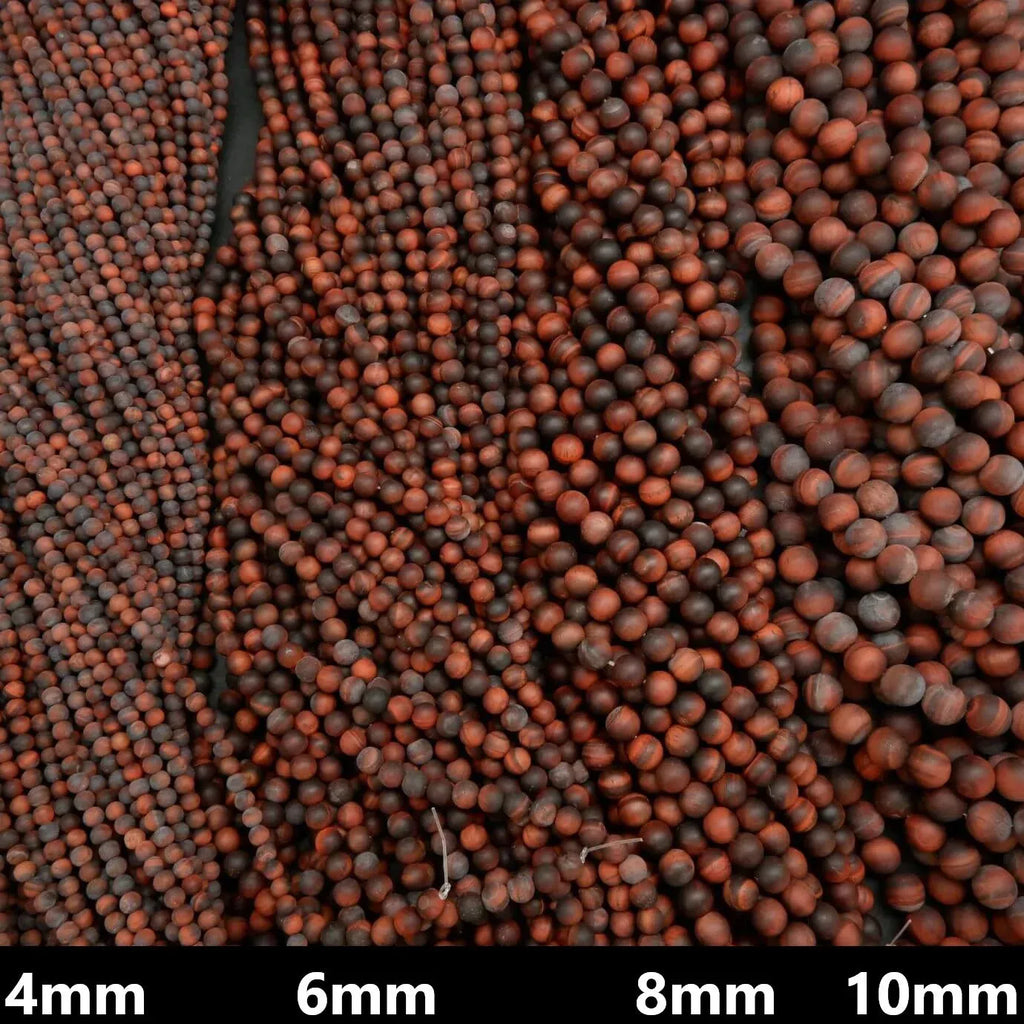 Red Tiger's Eye (alt) · Matte · Round · 4mm, 6mm, 8mm, 10mm, Bead, Tejas Beads