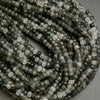 Tourmalated Quartz · Microfaceted · Rondelle · 3mm, 4mm **CLEARANCE**, Bead, Tejas Beads